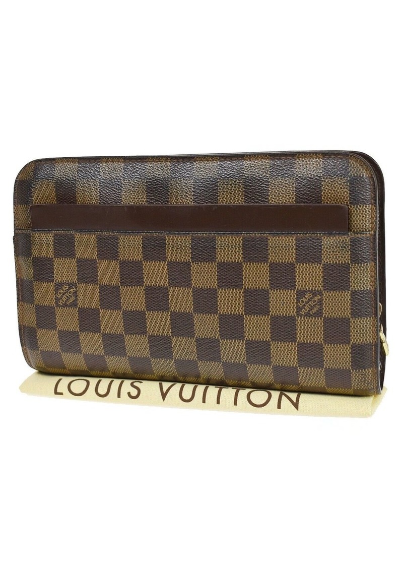 Louis Vuitton Saint Louis Canvas Clutch Bag (Pre-Owned)