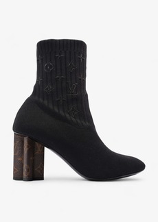 Louis Vuitton Silhouette Ankle Boots 6Cm / Monogram Fabric