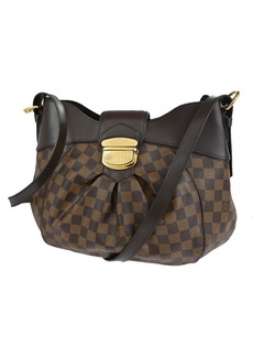 Louis Vuitton Sistina Canvas Shoulder Bag (Pre-Owned)