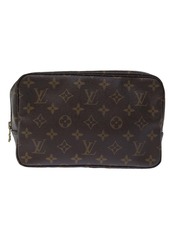 Louis Vuitton Trousse De Toilette Canvas Clutch Bag (Pre-Owned)