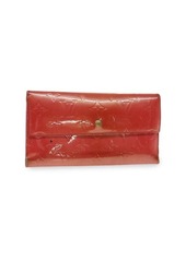 Louis Vuitton Vernis Porte Tresol International Long Wallet Pink M91246 Lv 43022