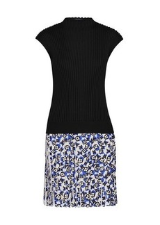 Louis Vuitton Sleeveless Bi-Material Knit Dress