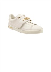 Louis Vuitton White Leather Lace-Up Frontrow Low-Top Sneakers