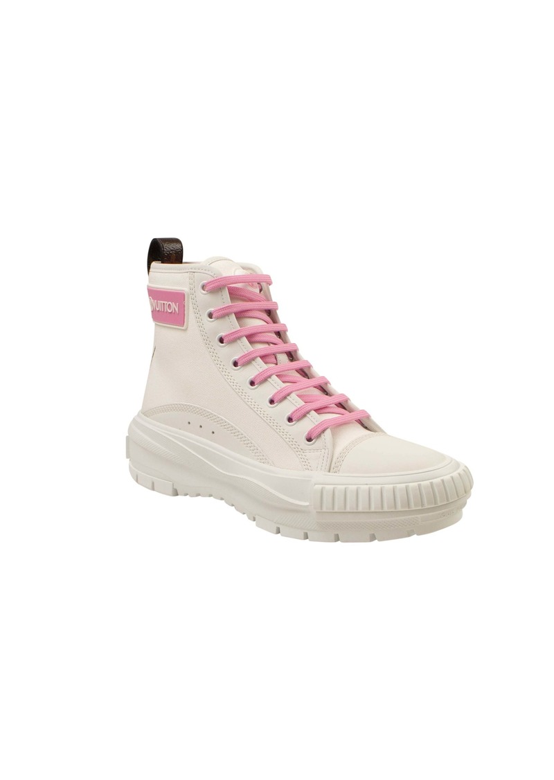 Louis Vuitton White Squad High Top Sneakers