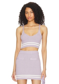 Lovers + Friends Lovers and Friends Alize Cropped Knit Tank