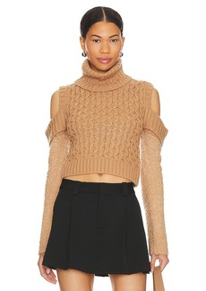 Lovers + Friends Lovers and Friends Analise Cold Shoulder Sweater