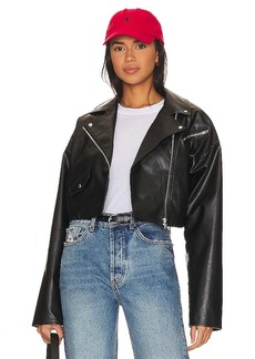 Lovers + Friends Lovers and Friends Baldwin Faux Leather Jacket