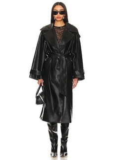 Lovers + Friends Lovers and Friends Barrett Faux Leather Coat