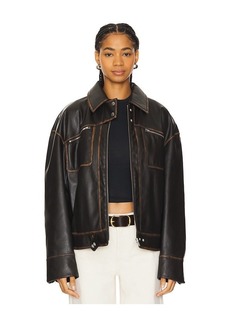 Lovers + Friends Lovers and Friends Brinley Faux Leather Jacket