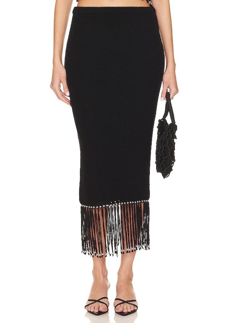 Lovers + Friends Lovers and Friends Bryony Fringe Skirt