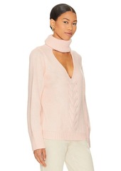 Lovers + Friends Lovers and Friends Deidra Cut Out Turtleneck Pullover