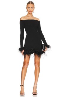 Lovers + Friends Lovers and Friends Ellerie Feather Knit Mini Dress