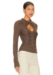 Lovers + Friends Lovers and Friends Emory Keyhole Cable Pullover