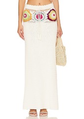 Lovers + Friends Lovers and Friends Kestrel Crochet Maxi Skirt