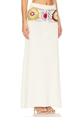 Lovers + Friends Lovers and Friends Kestrel Crochet Maxi Skirt