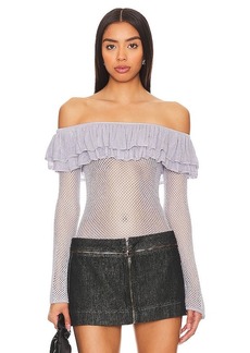 Lovers + Friends Lovers and Friends Laurien Ruffle Top