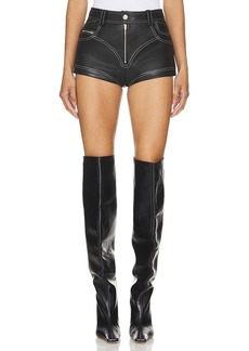 Lovers + Friends Lovers and Friends Sabrina Faux Leather Short