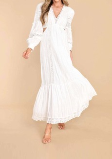 LoveShackFancy Aneesha Dress In True White