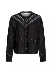 LoveShackFancy Ballet of Blooms Ravelle Blouse