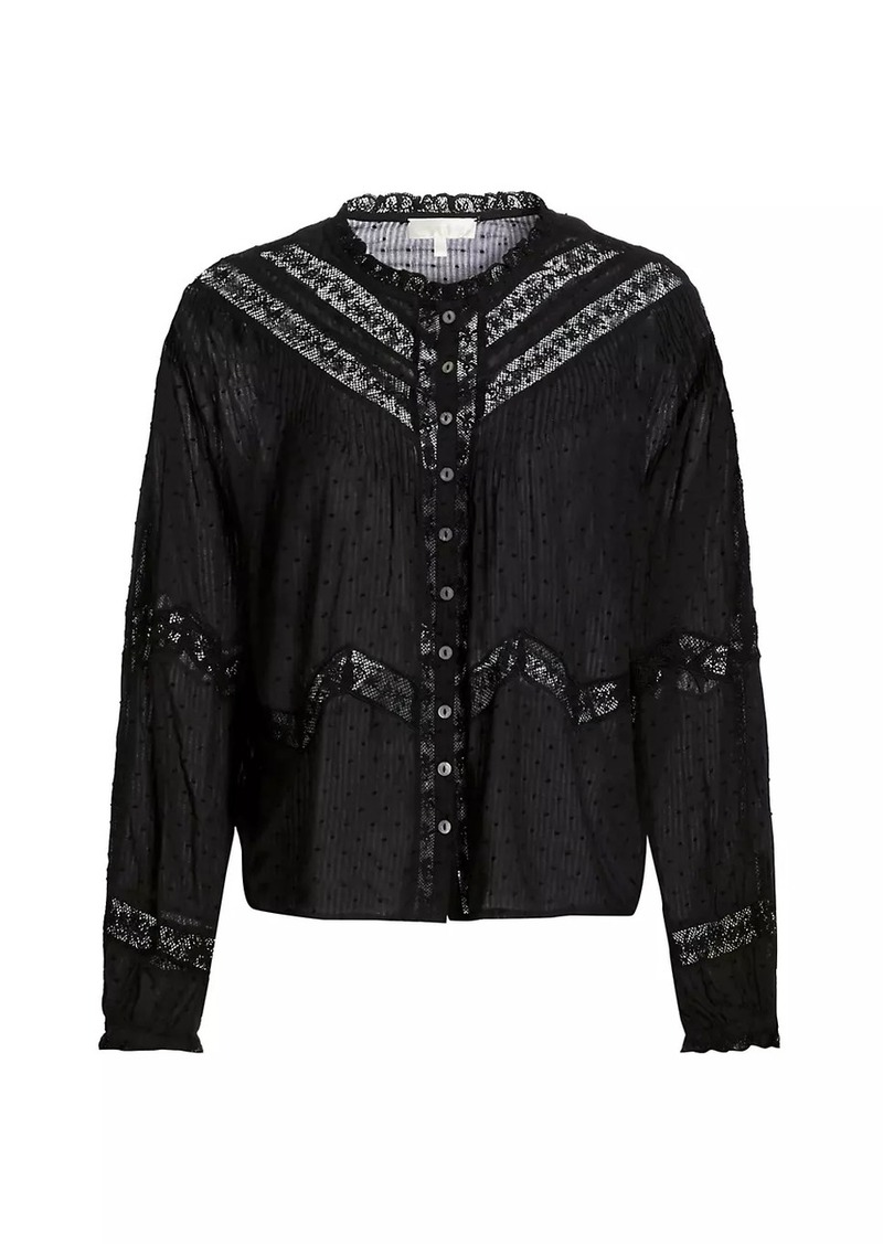 LoveShackFancy Ballet of Blooms Ravelle Blouse