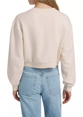 LoveShackFancy Embellished Fleece Rylan Sweatshirt