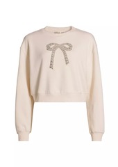 LoveShackFancy Embellished Fleece Rylan Sweatshirt