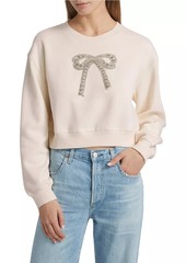 LoveShackFancy Embellished Fleece Rylan Sweatshirt