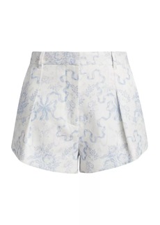 LoveShackFancy Fairytale Toile Lacette Shorts