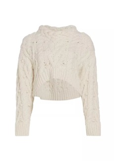 LoveShackFancy Galiona Wool-Blend Sweater