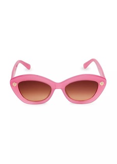 LoveShackFancy Hessel 53MM Cat-Eye Sunglasses