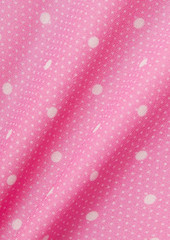 LoveShackFancy - Azreal belted ruffled polka-dot crepe de chine mini dress - Pink - US 2