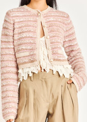 LoveShackFancy - Kesi Embellished Cardigan - Neutral - S - Moda Operandi