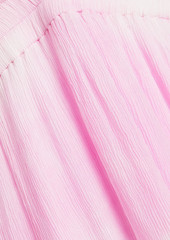 LoveShackFancy - Livia tie-dyed silk-crepon halterneck maxi dress - Pink - M/L