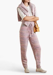 LoveShackFancy - Olvera striped knitted track pants - Pink - XS