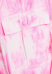LoveShackFancy - Paca tie-dyed belted denim jumpsuit - Pink - US 0