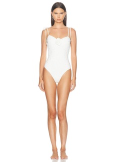 LoveShackFancy Chamomile One Piece Swimsuit