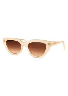 LoveShackFancy Ellana Cat Eye Sunglasses, 53mm