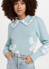 LoveShackFancy Union Collared Pullover