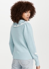 LoveShackFancy Union Collared Pullover