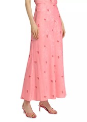 LoveShackFancy Venus Jacquard Noam Maxi Skirt