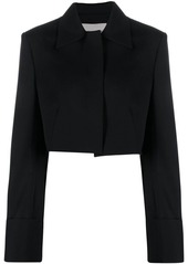 Low Classic cropped concealed-front jacket
