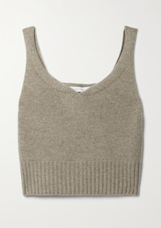 Low Classic Cropped Wool And Cashmere-blend Tank