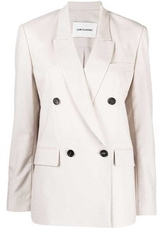 Low Classic double-breasted wool blazer