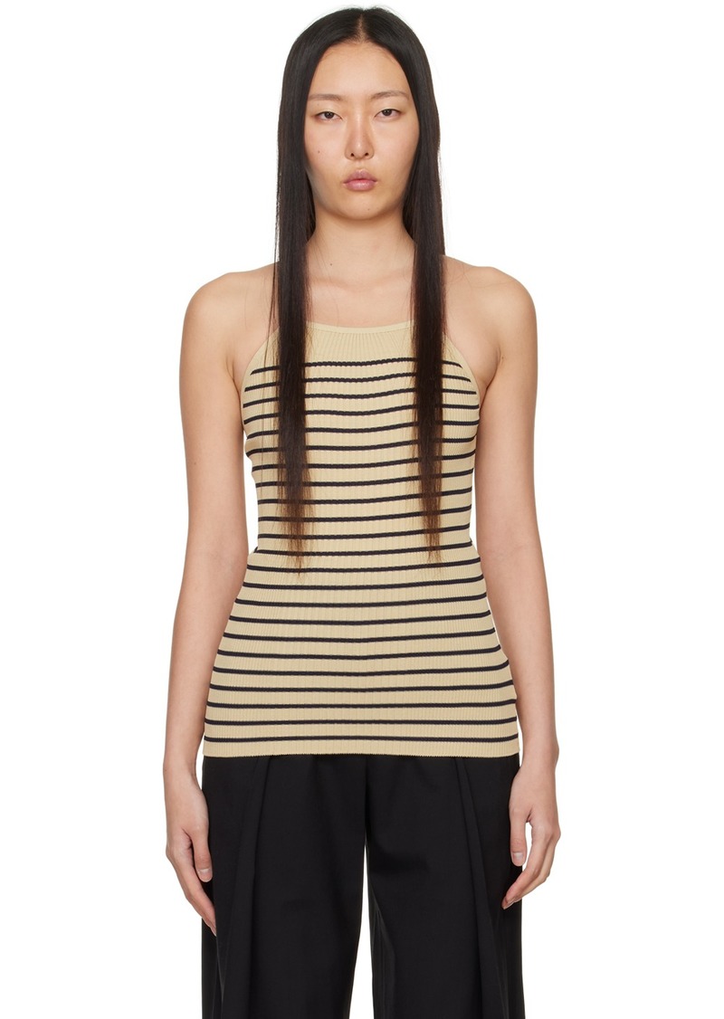 LOW CLASSIC Beige Stripe Camisole