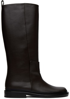 LOW CLASSIC Brown Pull-Loop Boots