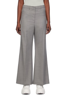 LOW CLASSIC Gray Wide-Leg Trousers