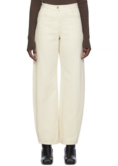 LOW CLASSIC Off-White Cocoon Jeans