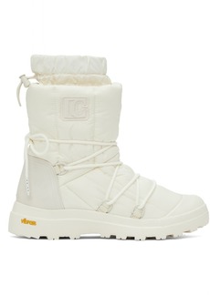 LOW CLASSIC White Padding Boots