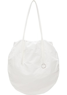 LOW CLASSIC White Shirring String Bag