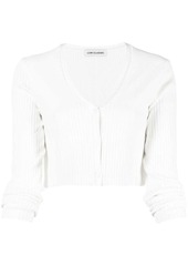 Low Classic ribbed V-neck cardigan